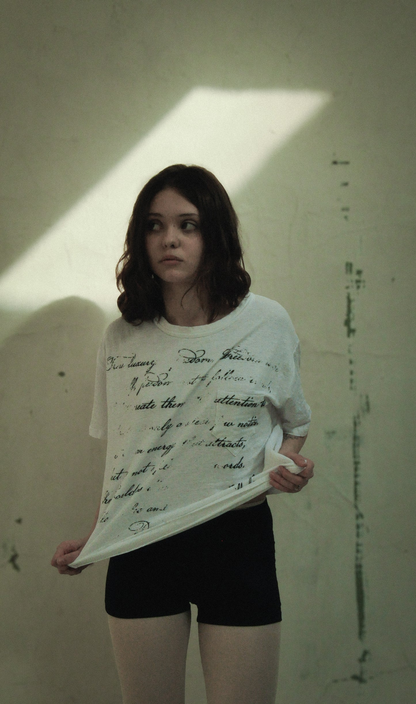 DOUBLE T-SHIRT "TRUE LUXURY" white