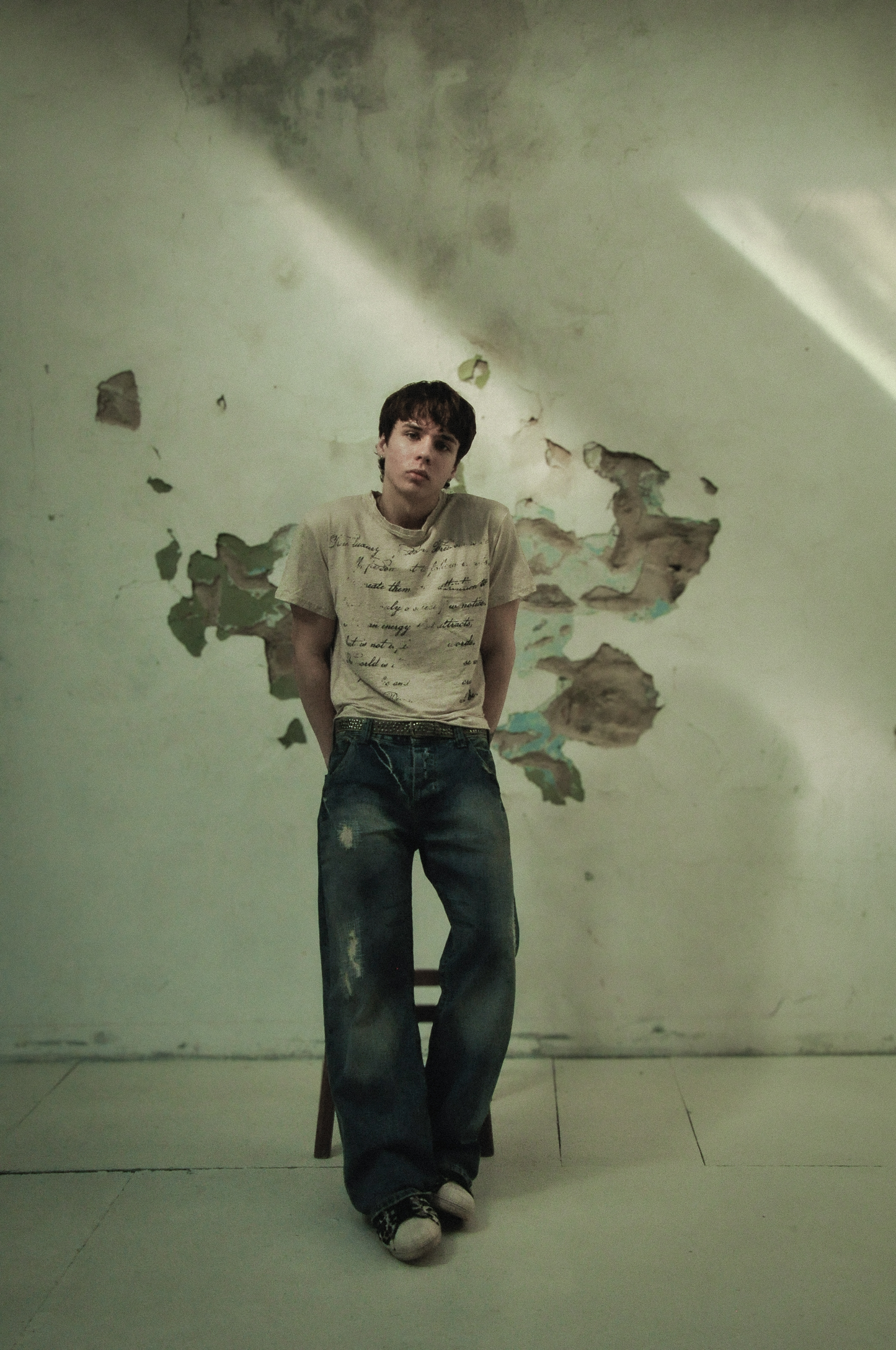 Double T-shirt "True Luxury" beige