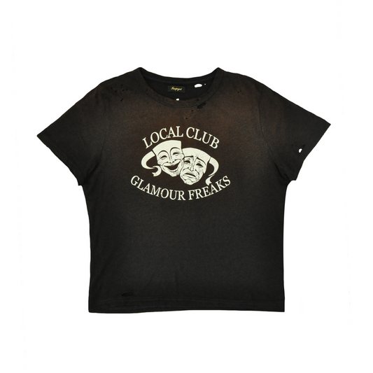 T-SHIRT "GLAMOUR FREAKS" black