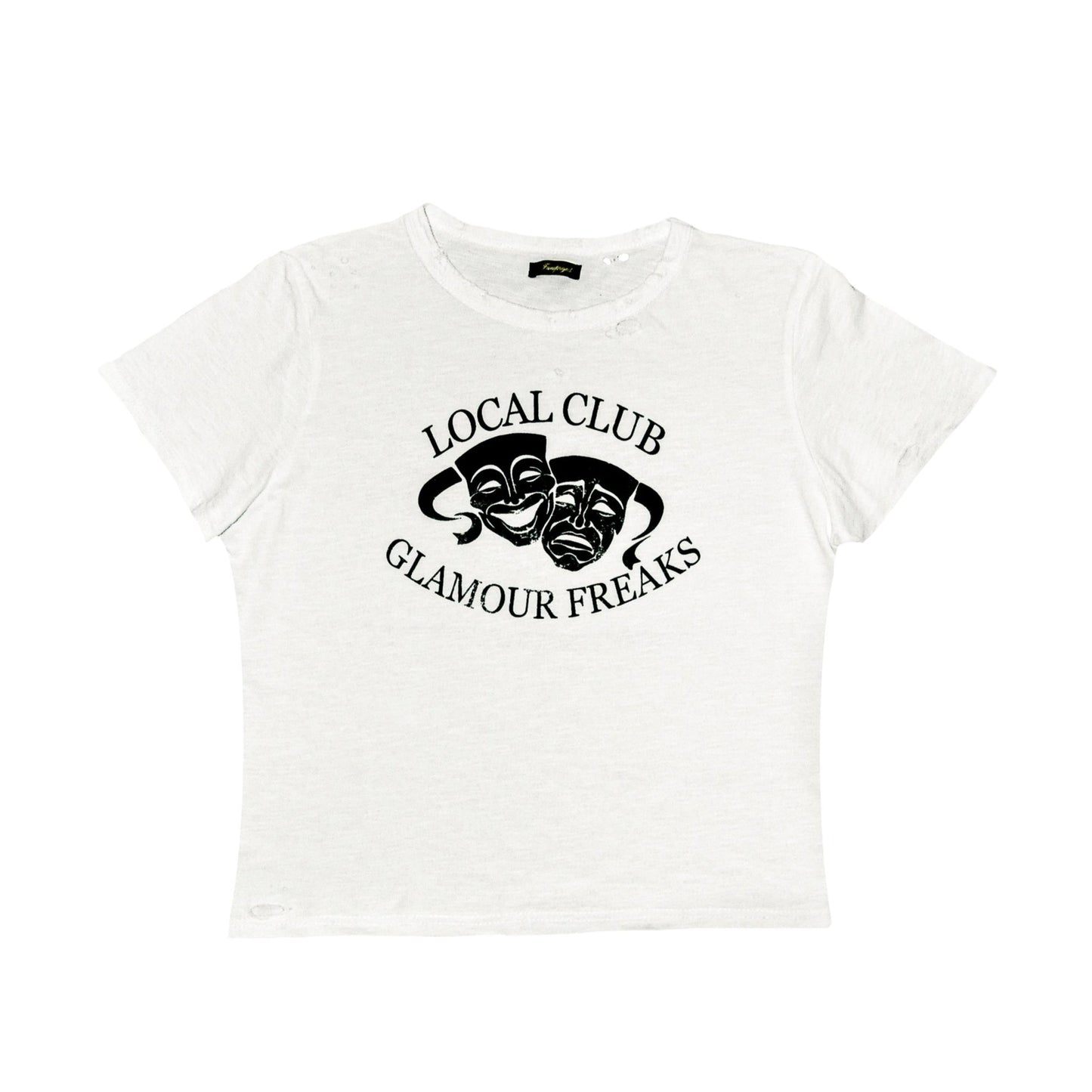 T-SHIRT "GLAMOUR FREAKS" white