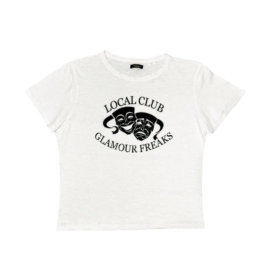 T-SHIRT "GLAMOUR FREAKS" white