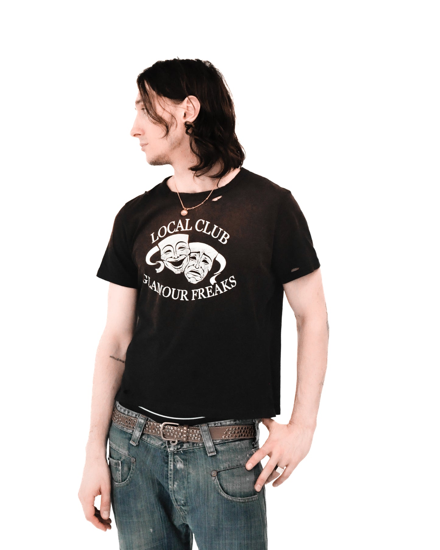 T-SHIRT "GLAMOUR FREAKS" black