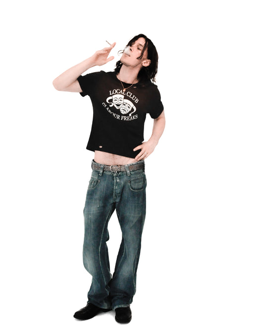 T-SHIRT "GLAMOUR FREAKS" black